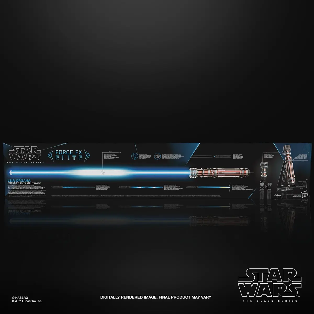 Star Wars The Black Series Leia Organa Force Fx Elite Lightsaber 1