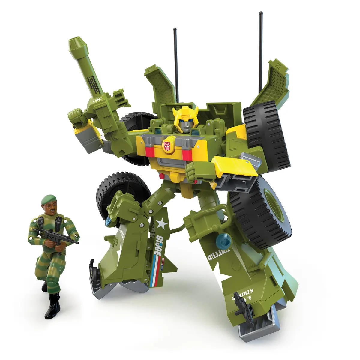 Transformers Collaborative: G.I. Joe Mash-Up, Bumblebee A.W.E. Striker & Lonzo “Stalker” Wilkinson 1