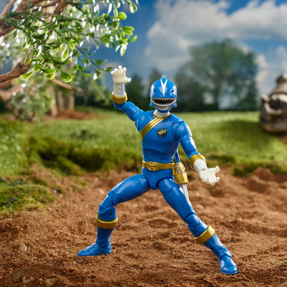 Power Rangers Lightning Collection Wild Force Blue Ranger Figure 1
