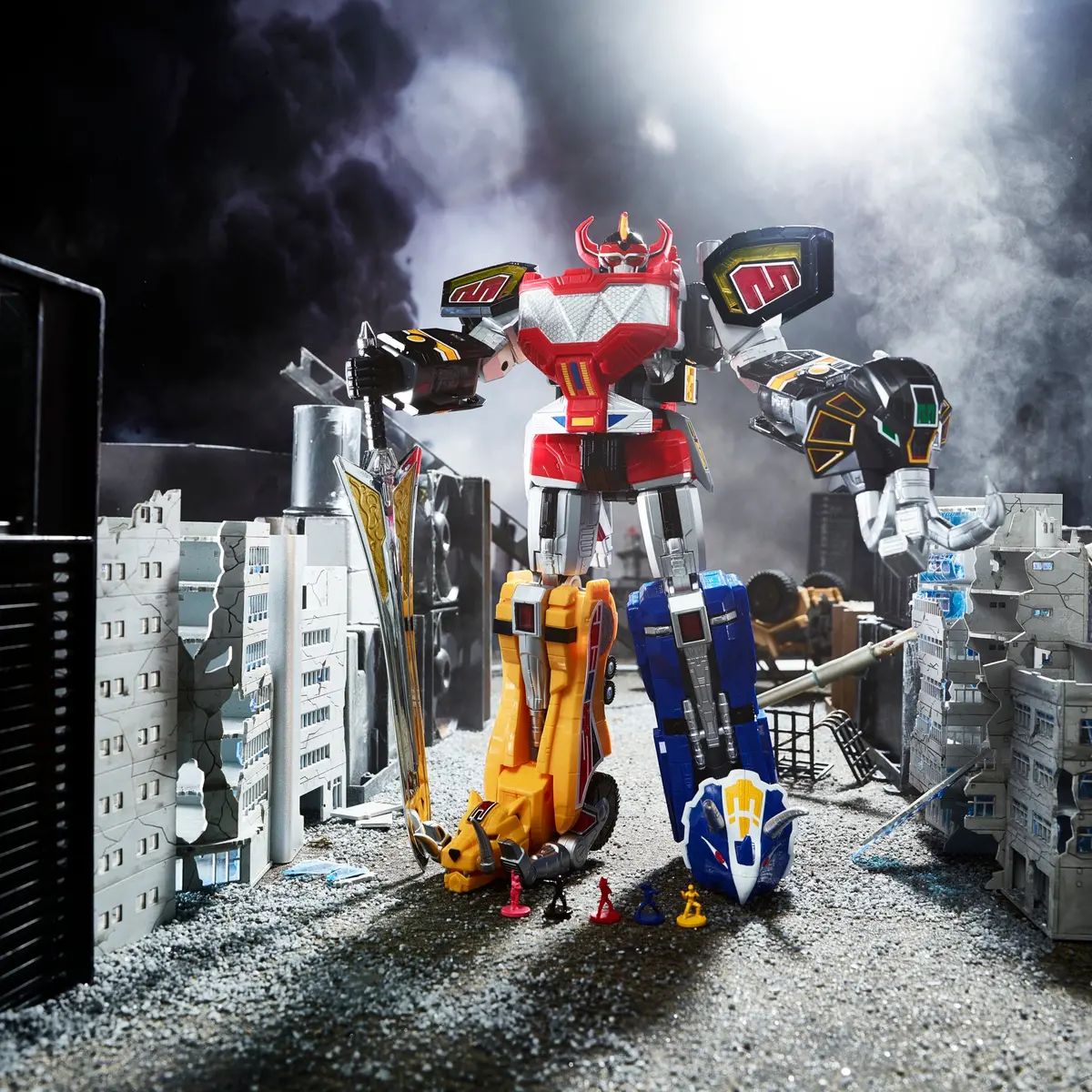 Hasbro Power Rangers Lightning Collection Zord Ascension Project Mighty Morphin Dino Megazord 1