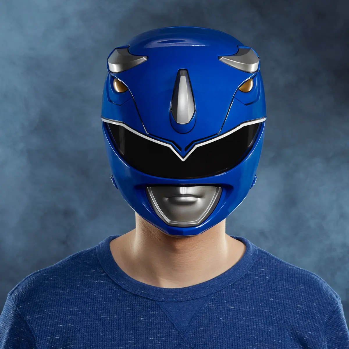 Power Rangers Lightning Collection Mighty Morphin Blue Ranger Helmet 1