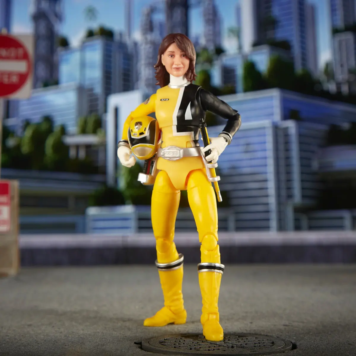 Power Rangers Lightning Collection S.P.D. Yellow Ranger Figure 1
