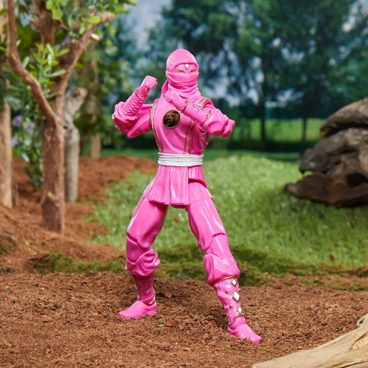 Power Rangers Lightning Collection Mighty Morphin Ninja Pink Ranger Figure 1