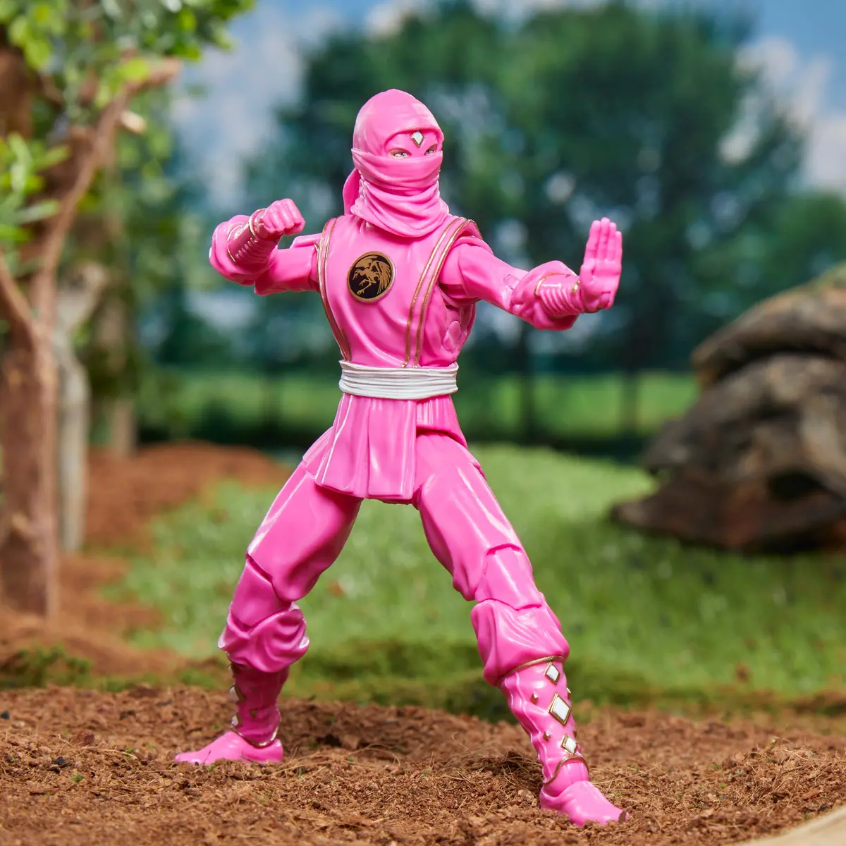 Power Rangers Lightning Collection Mighty Morphin Ninja Pink Ranger Figure 2