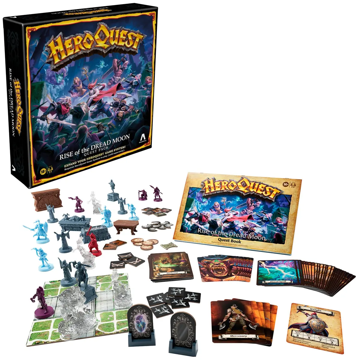 Avalon Hill Heroquest Rise Of The Dread Moon Quest Pack Game 1