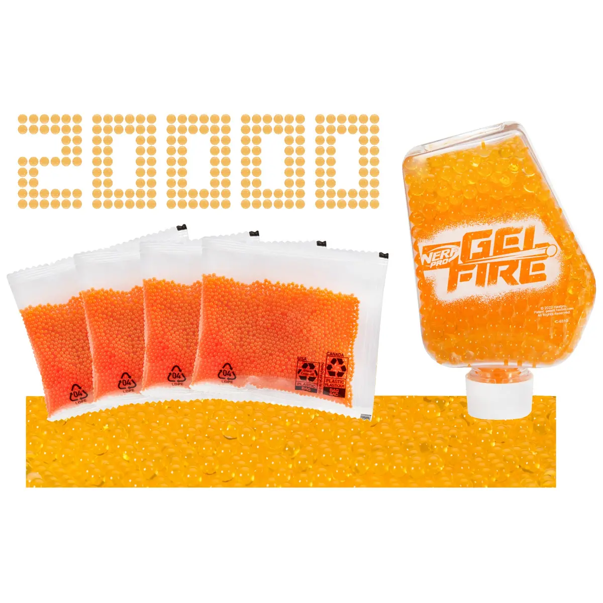 Nerf Pro Gelfire Refill (Orange) 1