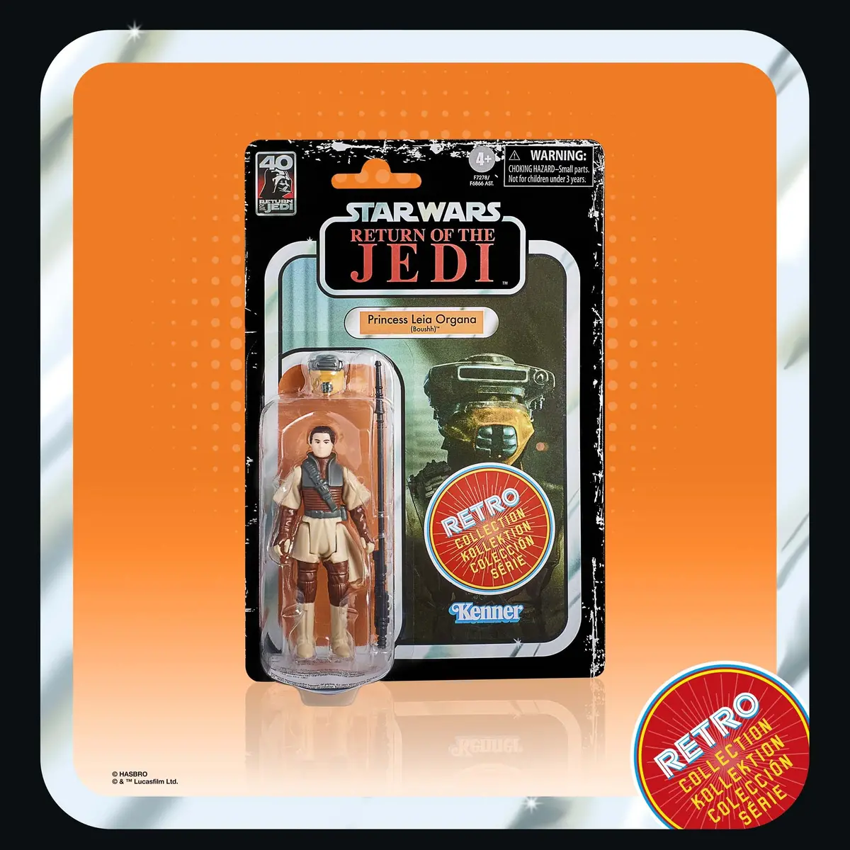 Star Wars Retro Collection Princess Leia Organa (Boushh) 2