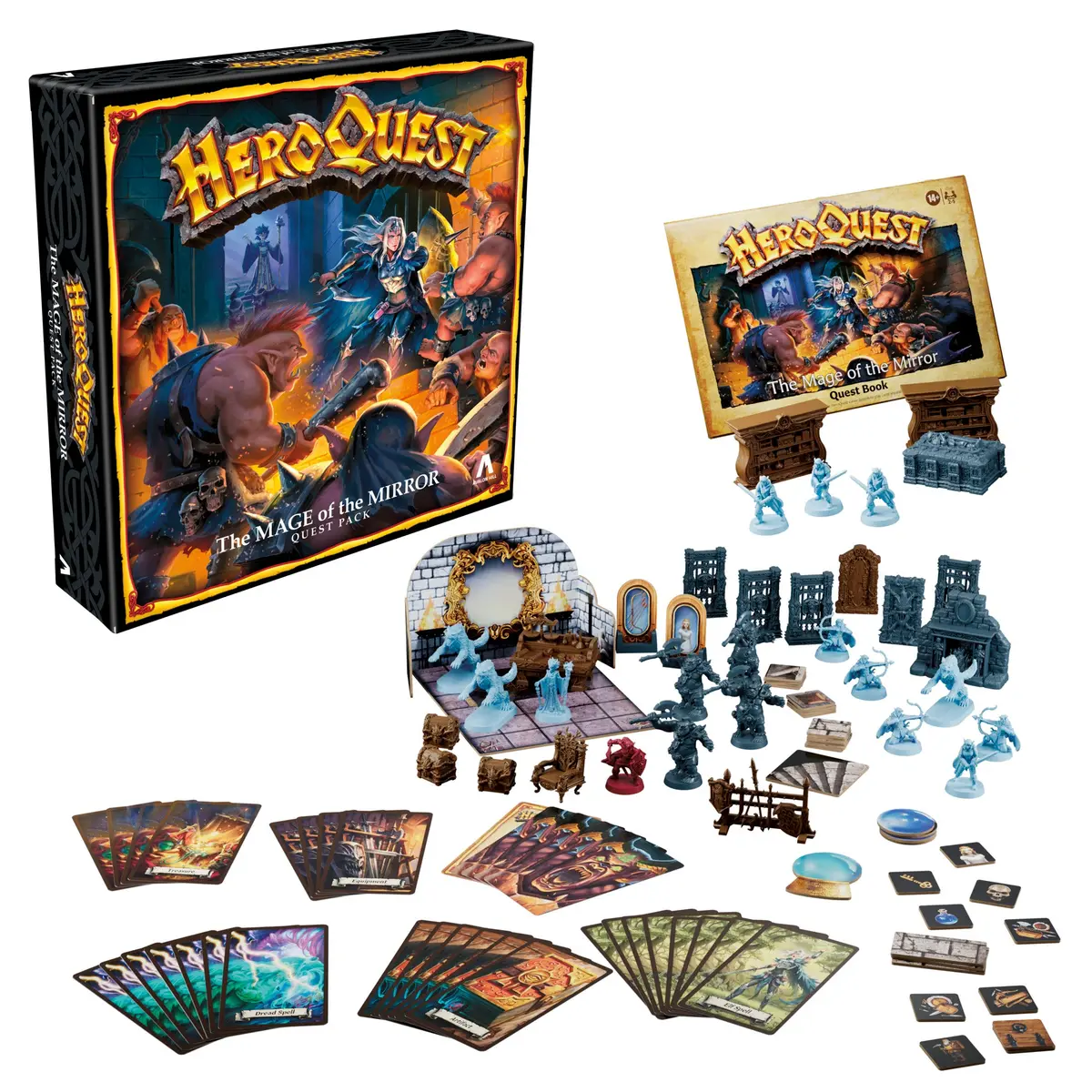 Avalon Hill Heroquest The Mage Of The Mirror Quest Pack 1