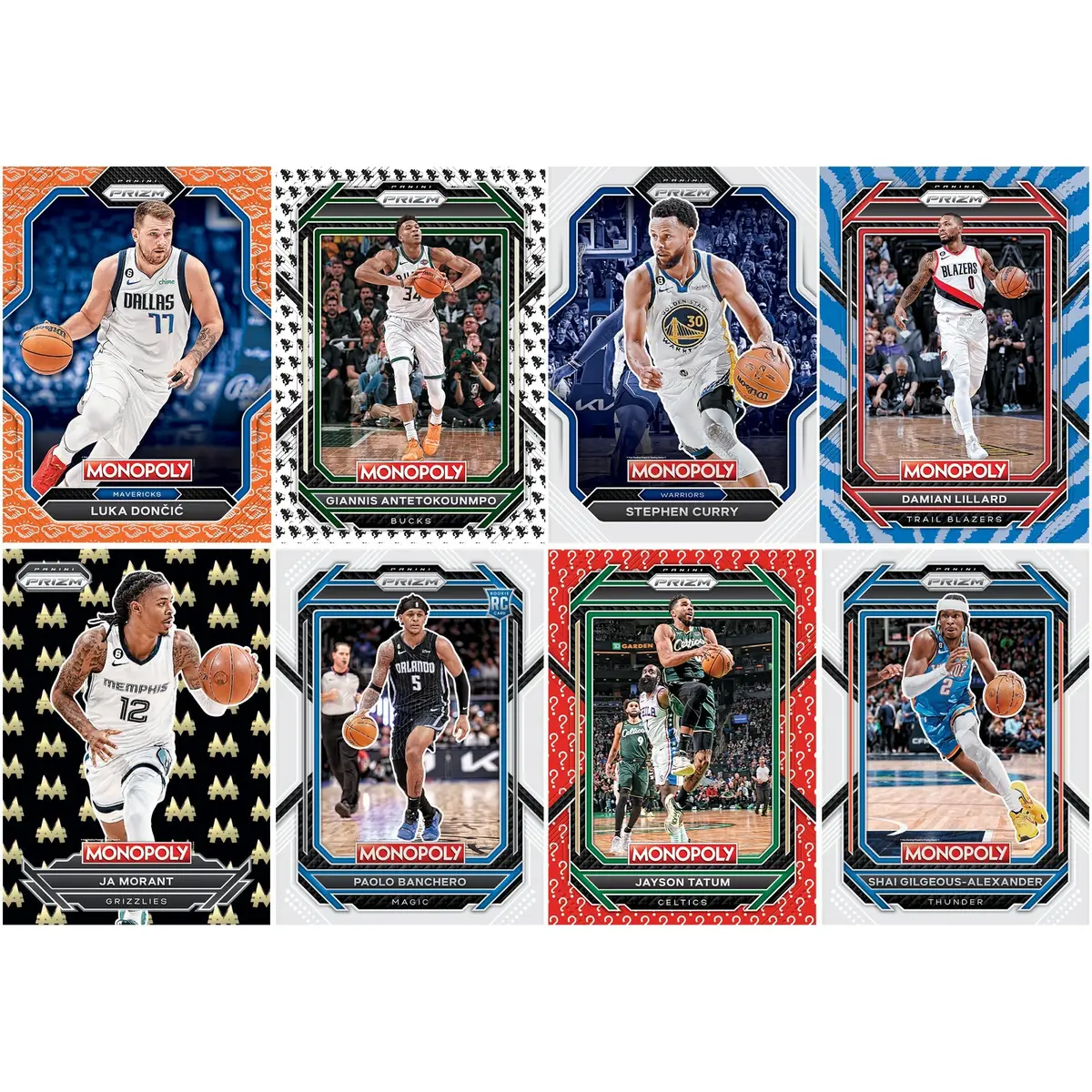 Monopoly Prizm: 2022-23 Nba Trading Cards Booster Box, For Monopoly Prizm: Nba Edition Game 1