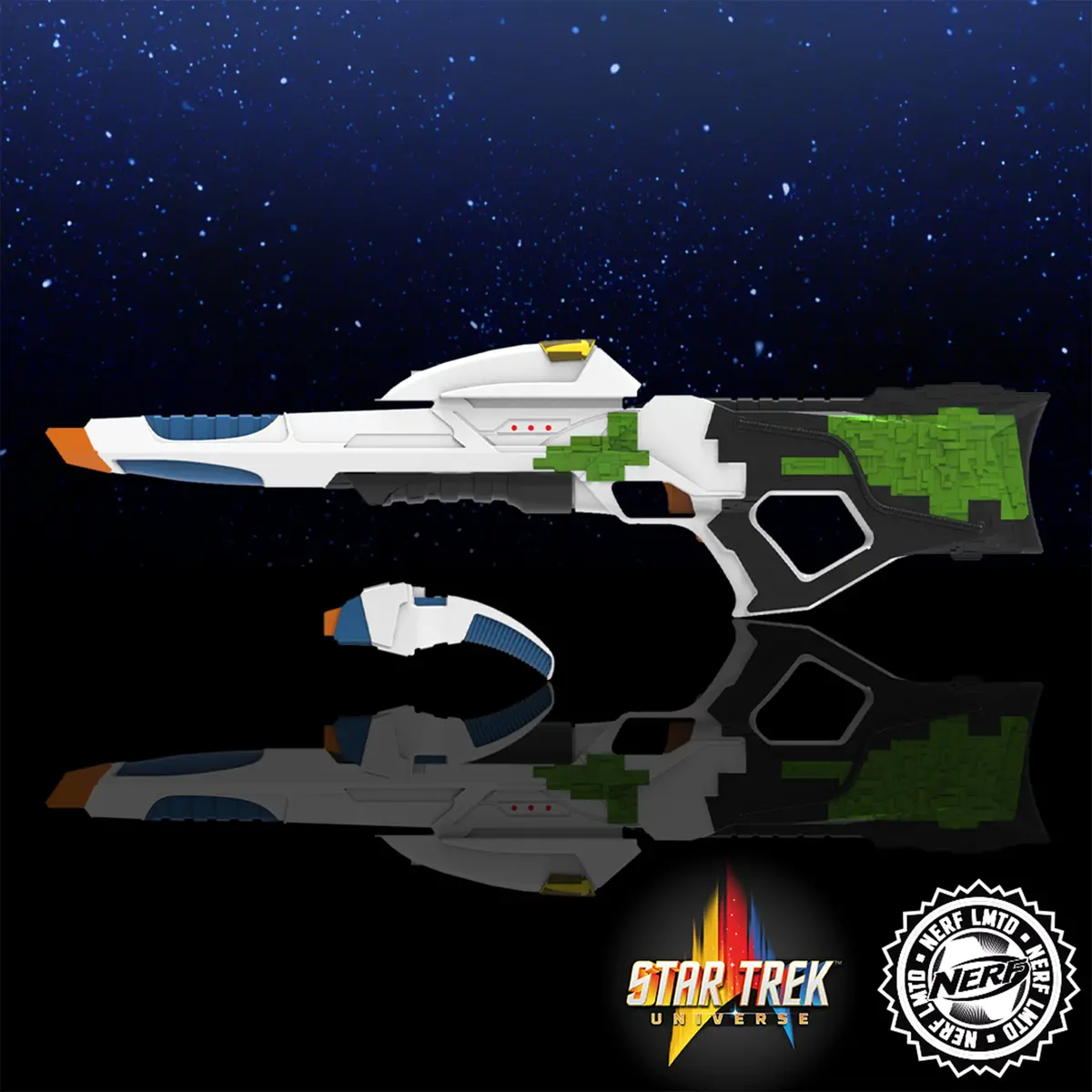 Nerf Lmtd Star Trek Starfleet Type 3 And Type 2 Phaser Blasters 1