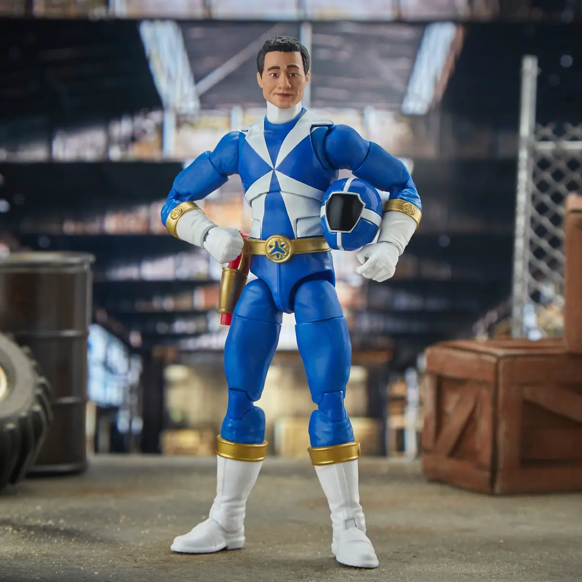 Power Rangers Lightning Collection Lightspeed Rescue Blue Ranger Figure 1