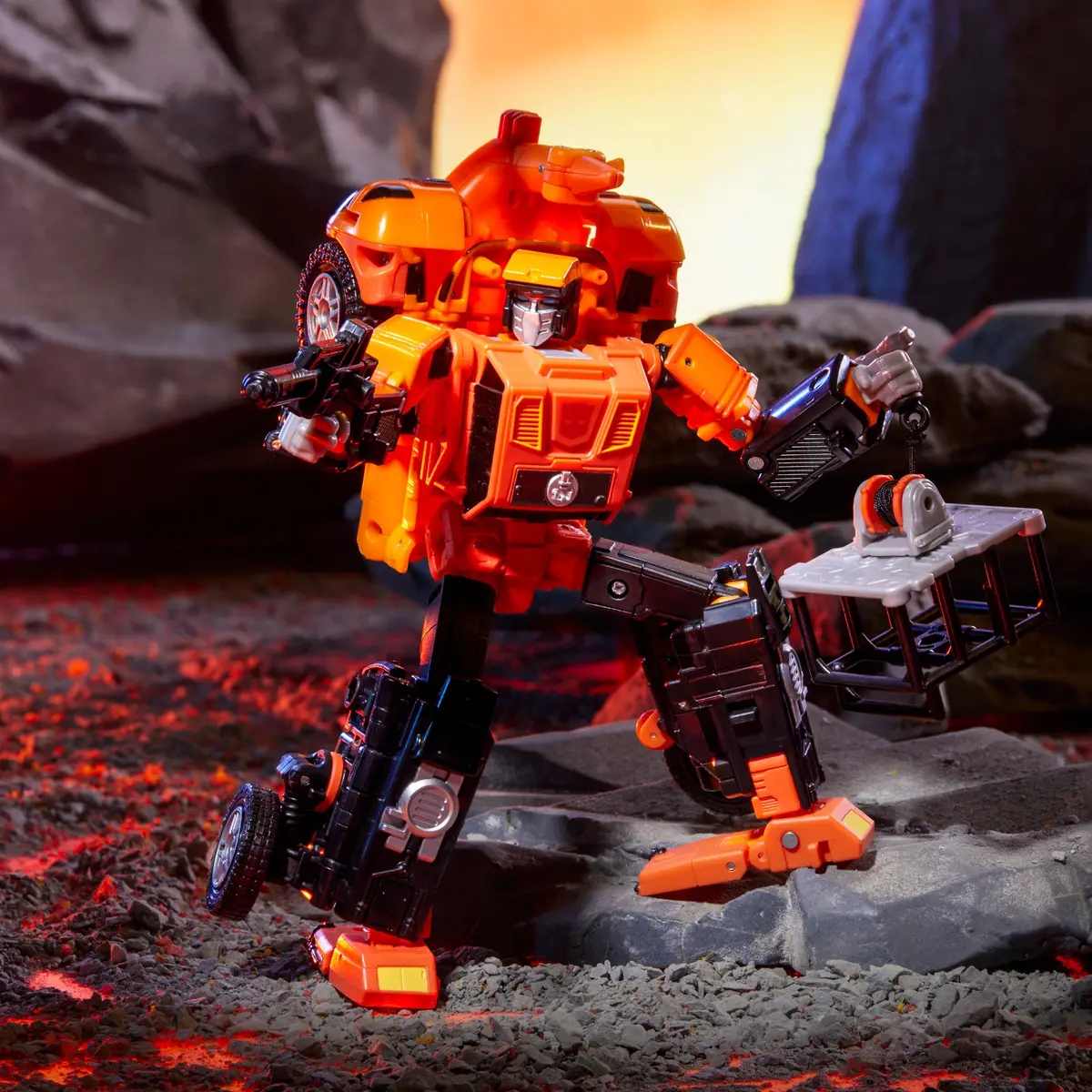 Transformers Legacy United Leader Class G1 Triple Changer Sandstorm Figure 1