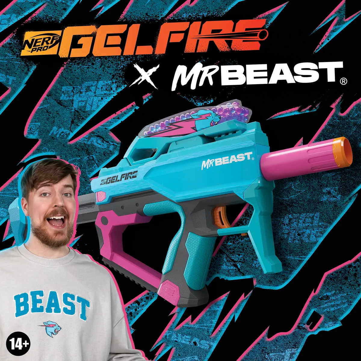 Nerf Pro Gelfire X Mrbeast 1