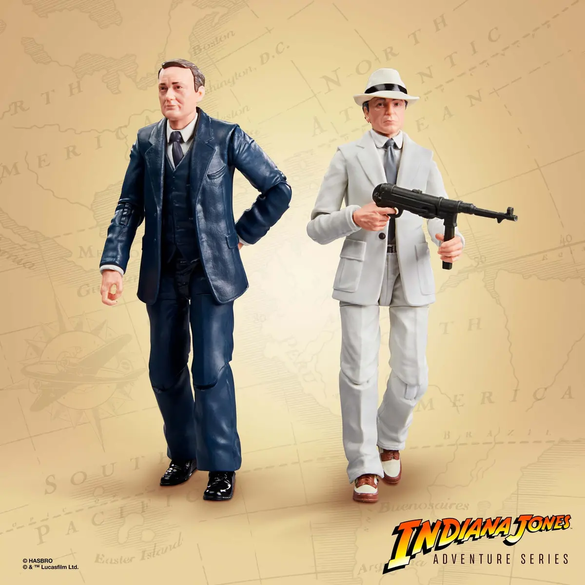 Indiana Jones Adventure Series Marcus Brody & René Belloq (Ark Showdown) 1