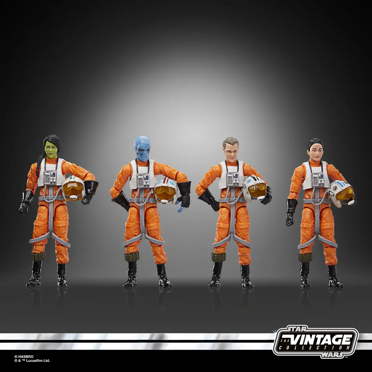 Star Wars The Vintage Collection X-Wing Pilot 4-Pack 1