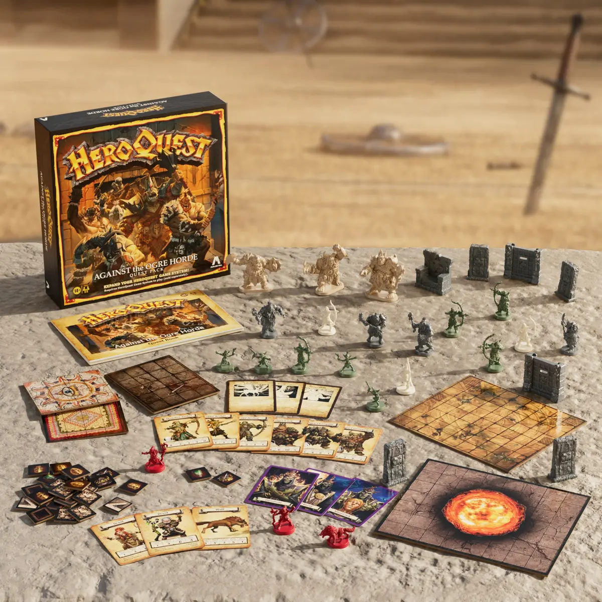 Avalon Hill Heroquest Against The Ogre Horde Quest Pack 2