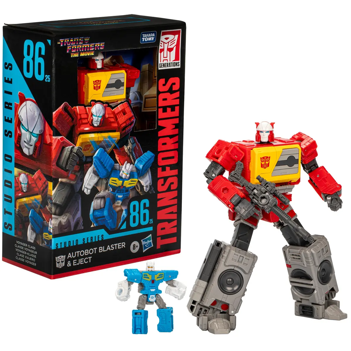 Transformers Studio Series Voyager The Transformers: The Movie 86-25 Autobot Blaster & Eject 2