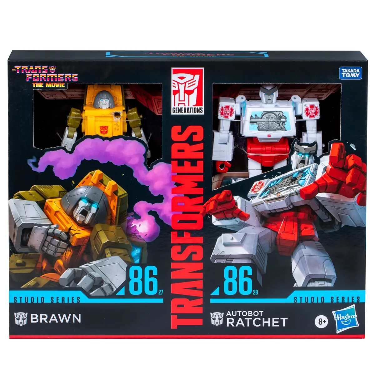 Transformers Studio Series Deluxe The Transformers: The Movie Brawn & Autobot Ratchet 1