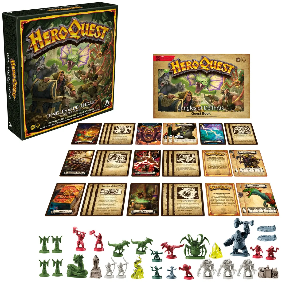 Avalon Hill Heroquest Jungles Of Delthrak Quest Pack 1