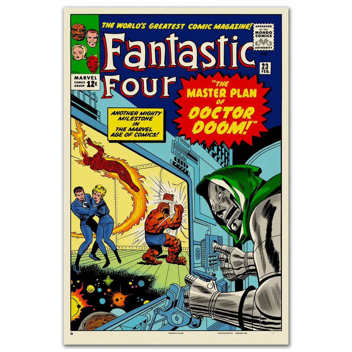 Fantastic Four #23 Poster 1
