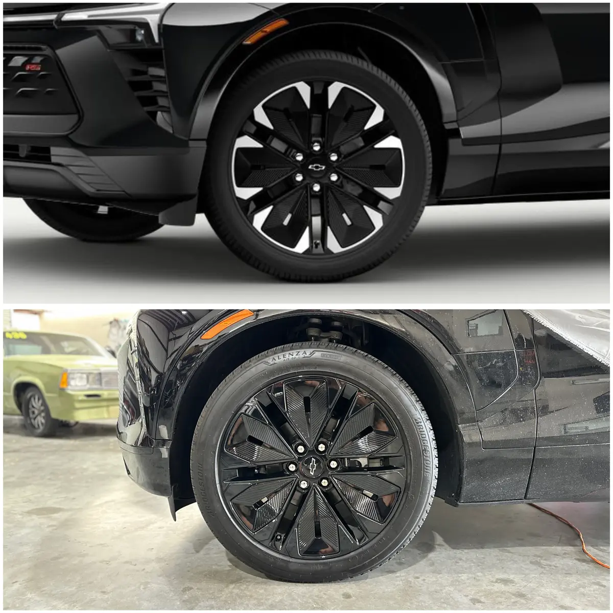 2024 Blazer Ev Rs | 21" Wheel Overlay | 4 Wheel Kit | Blackout Kit 1