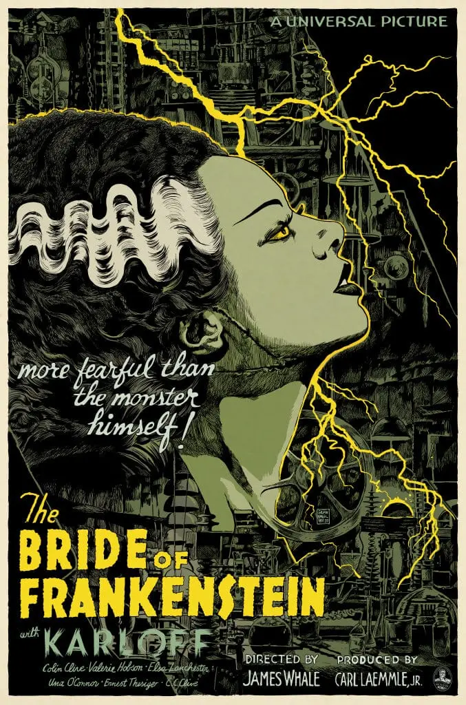 The Bride Of Frankenstein Variant Poster 1