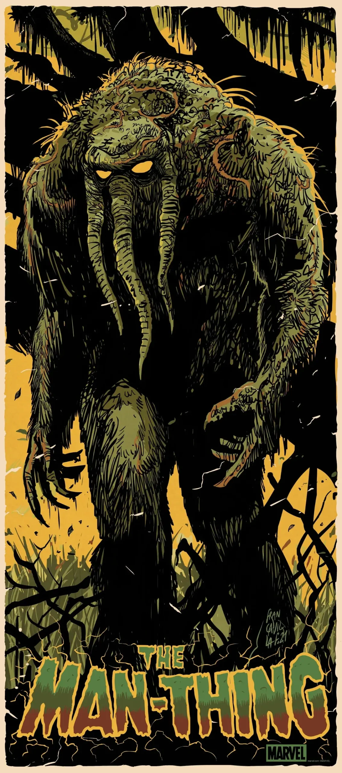 The Man-Thing Variant Poster 1