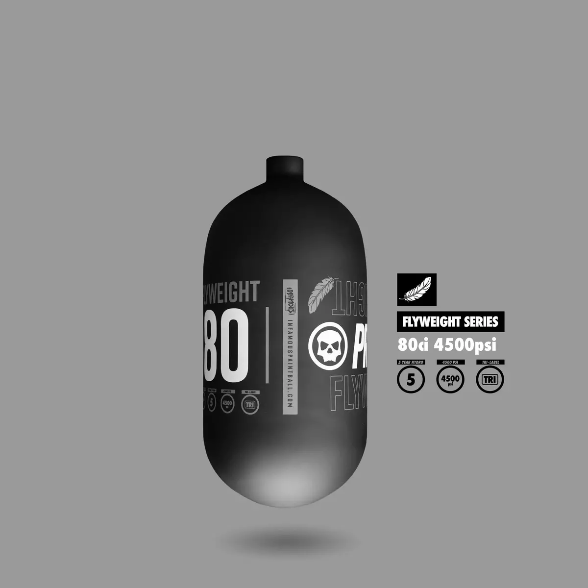 Pro Dna™ Flyweight Air Tank 80Ci - Matte 1