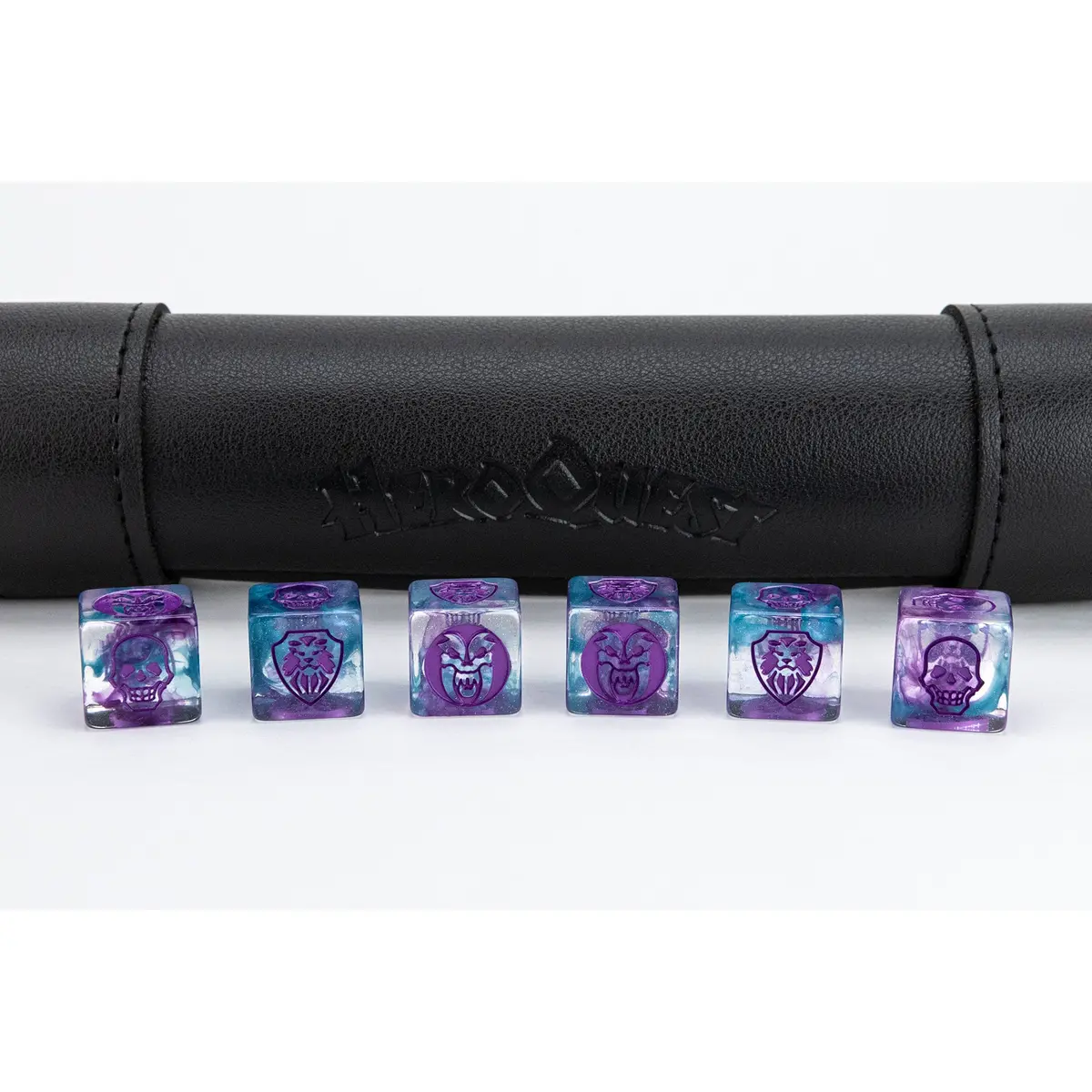 Heroquest – The Dread Veil Dice Set With Scroll Dice Mat And Storage 1