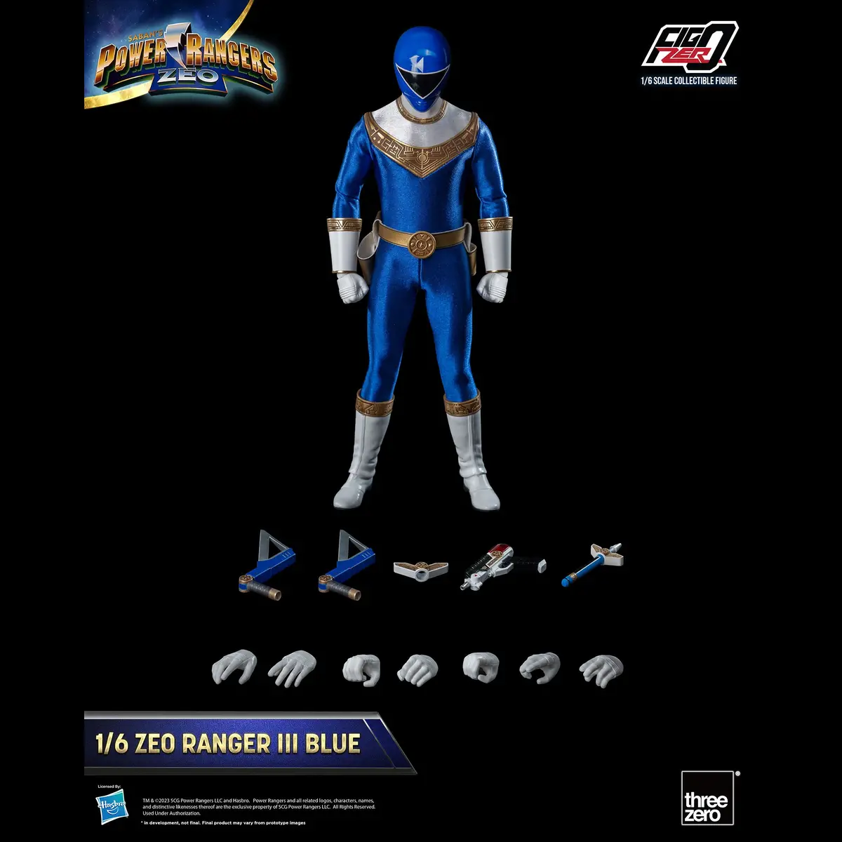 Power Rangers Figzero 1/6 Zeo Ranger Iii Blue 2