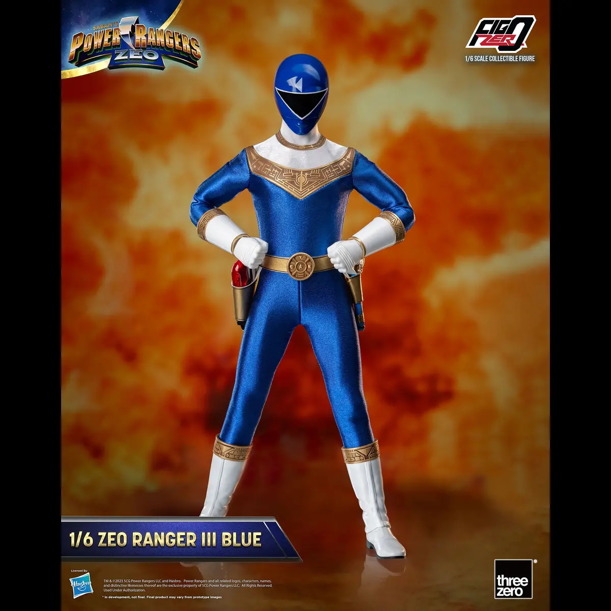 Power Rangers Figzero 1/6 Zeo Ranger Iii Blue 1