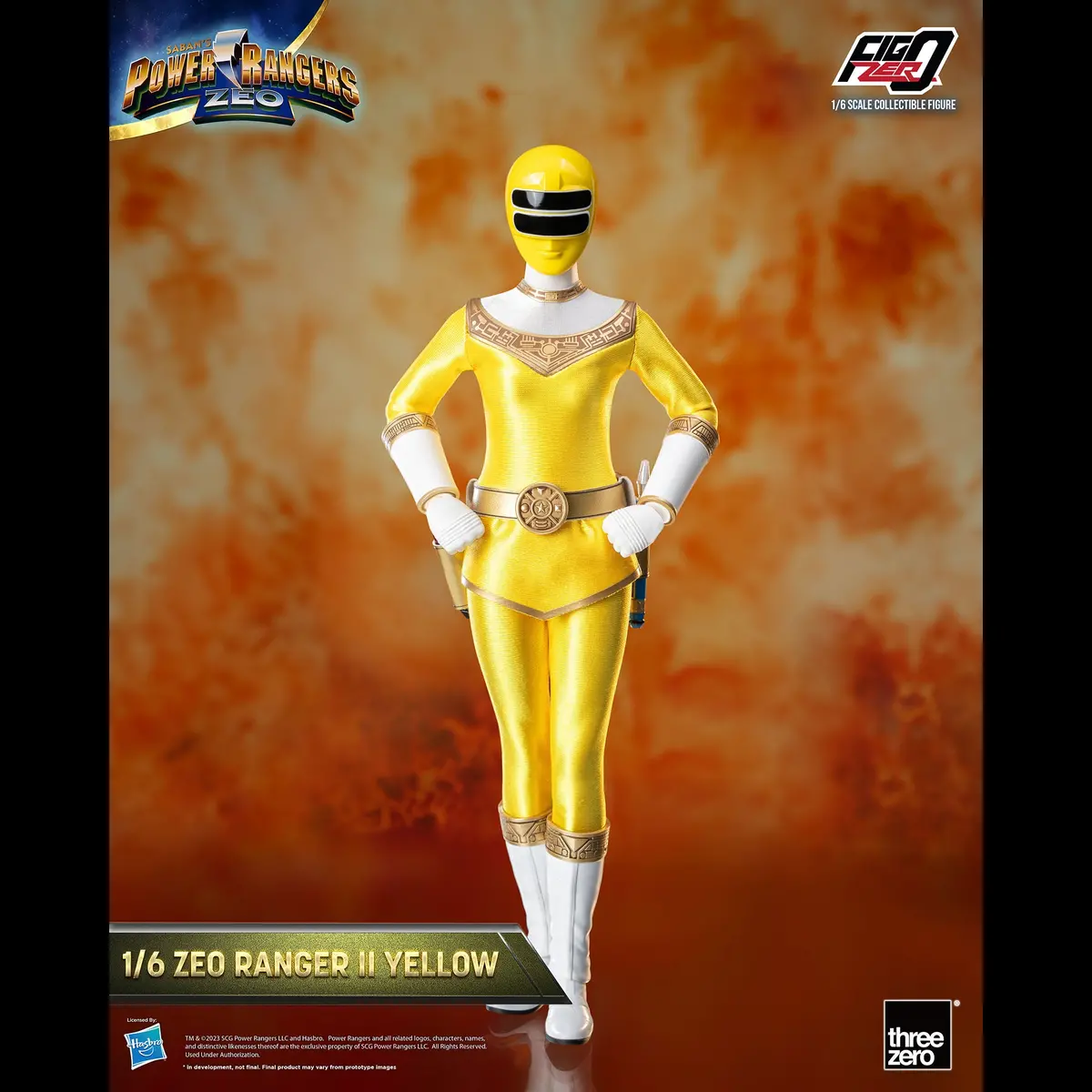 Power Rangers Figzero 1/6 Zeo Ranger Ii Yellow 1