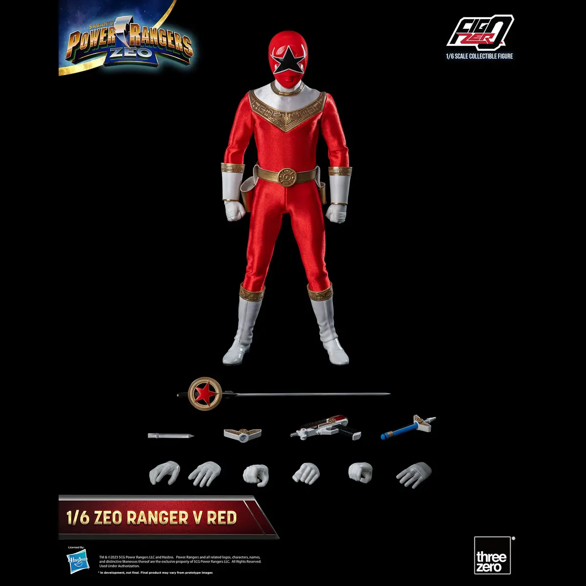 Power Rangers Figzero 1/6 Zeo Ranger V Red 2