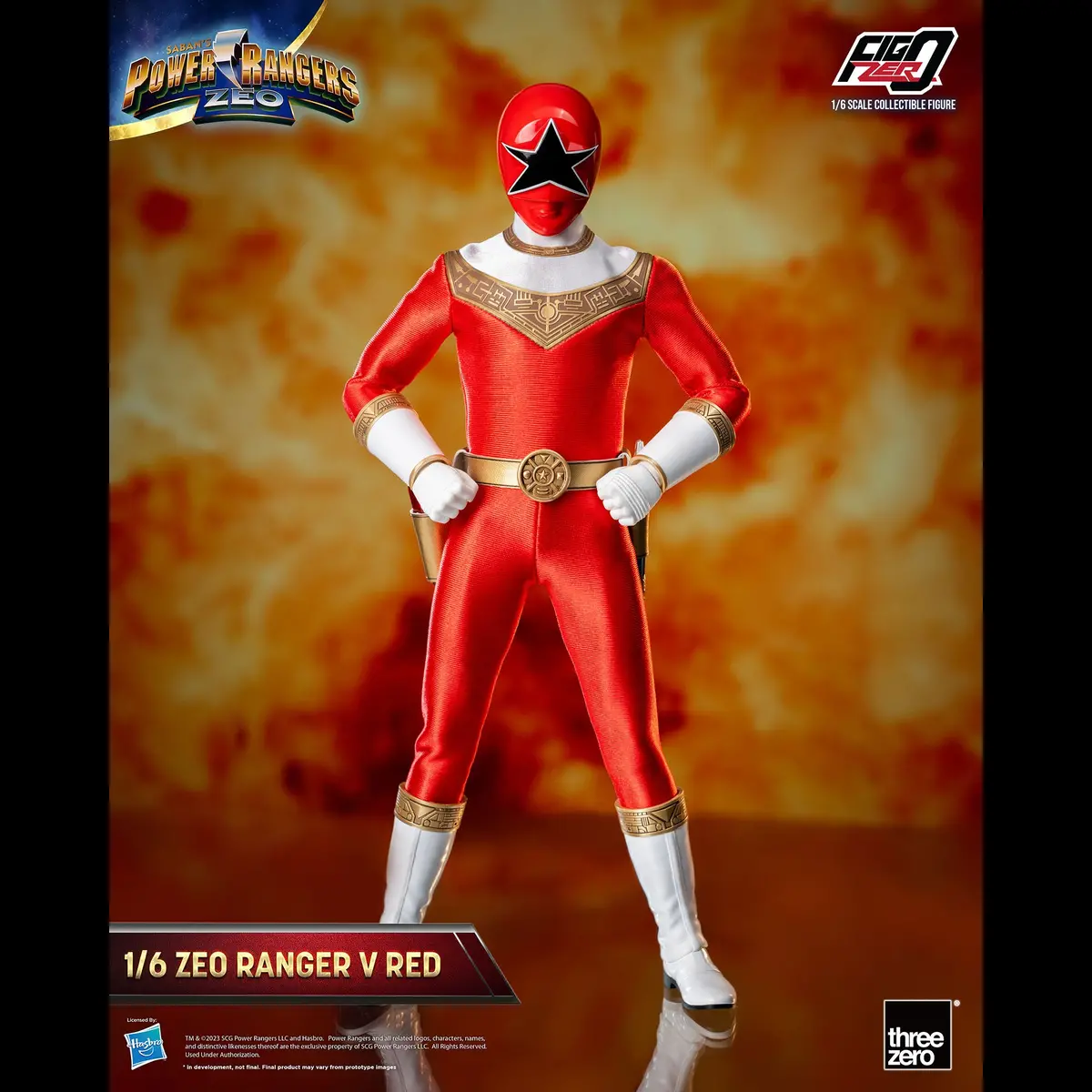 Power Rangers Figzero 1/6 Zeo Ranger V Red 1