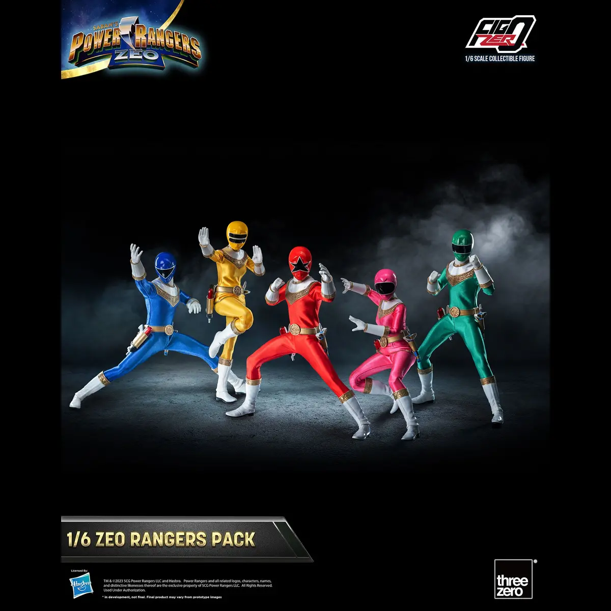 Power Rangers Figzero 1/6 Zeo Rangers Pack 1