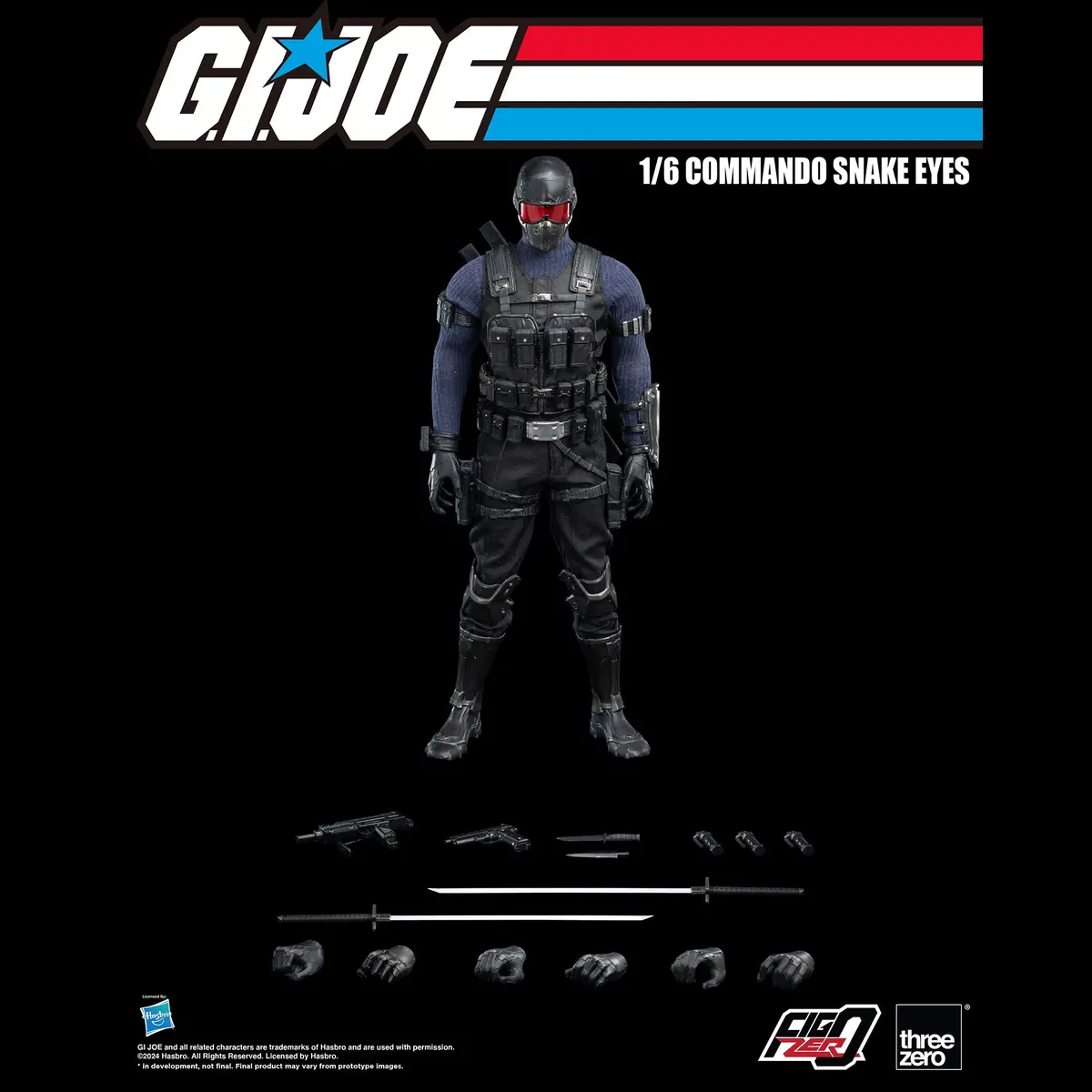 G.I. Joe Figzero 1/6 Commando Snake Eyes 2