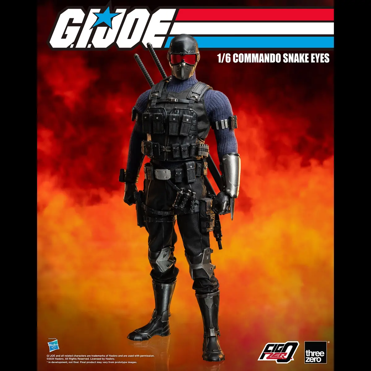 G.I. Joe Figzero 1/6 Commando Snake Eyes 1