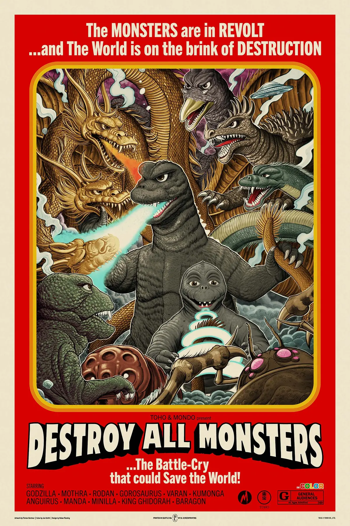 Destroy All Monsters Poster 1