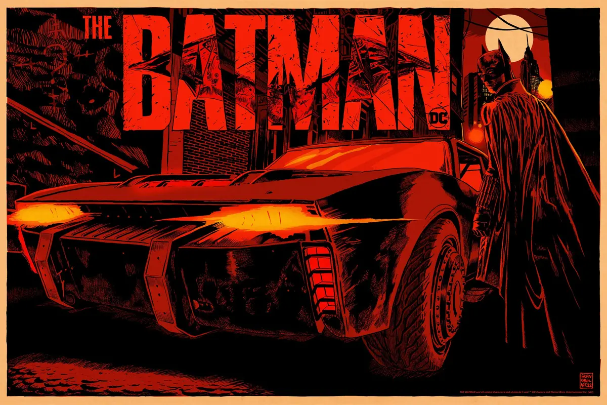 The Batman: Batmobile Variant Poster 1