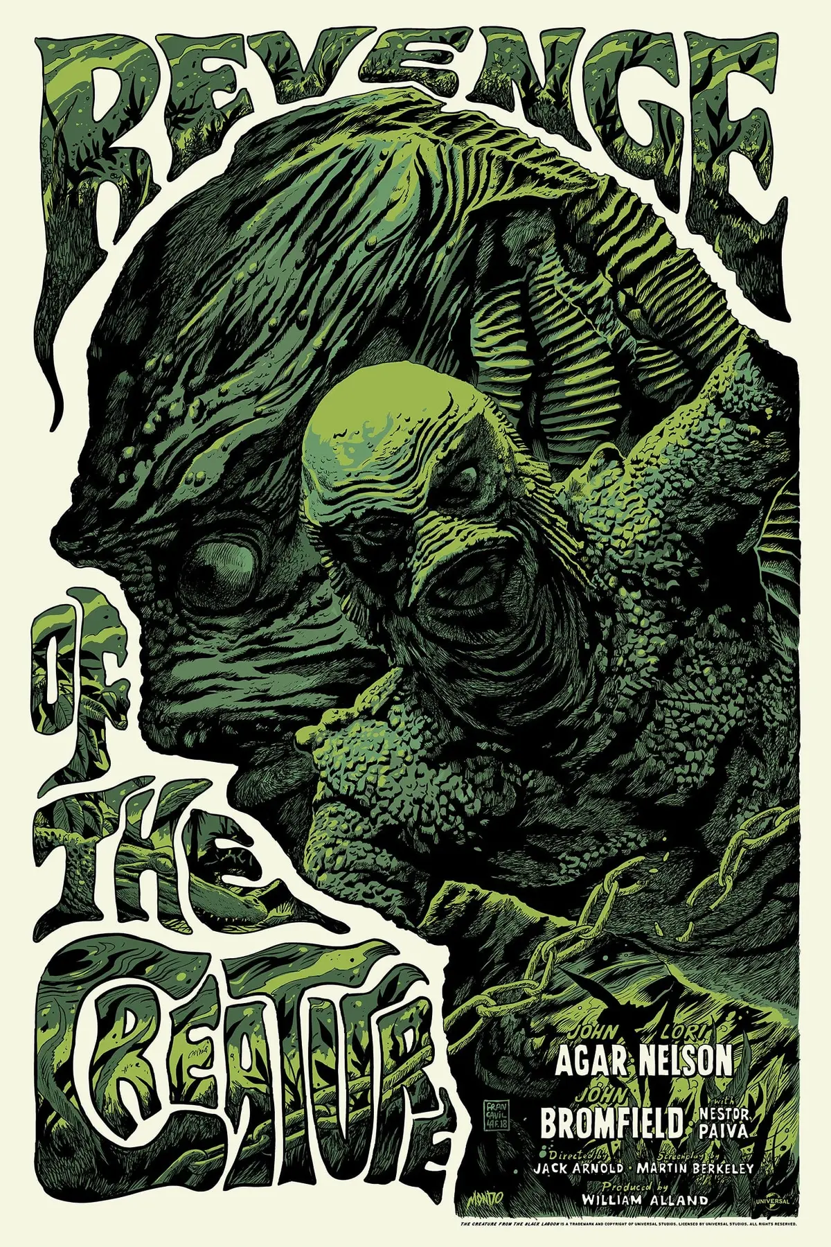Revenge Of The Creature Poster 1