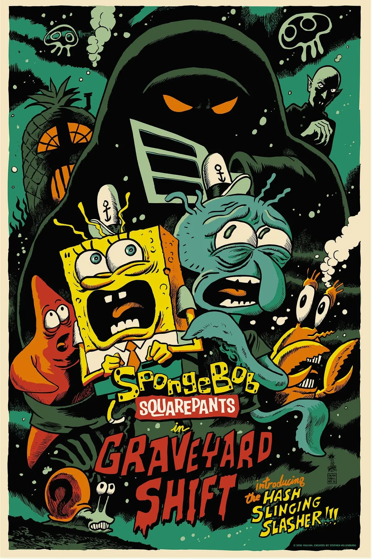 Spongebob Squarepants In "Graveyard Shift" 1