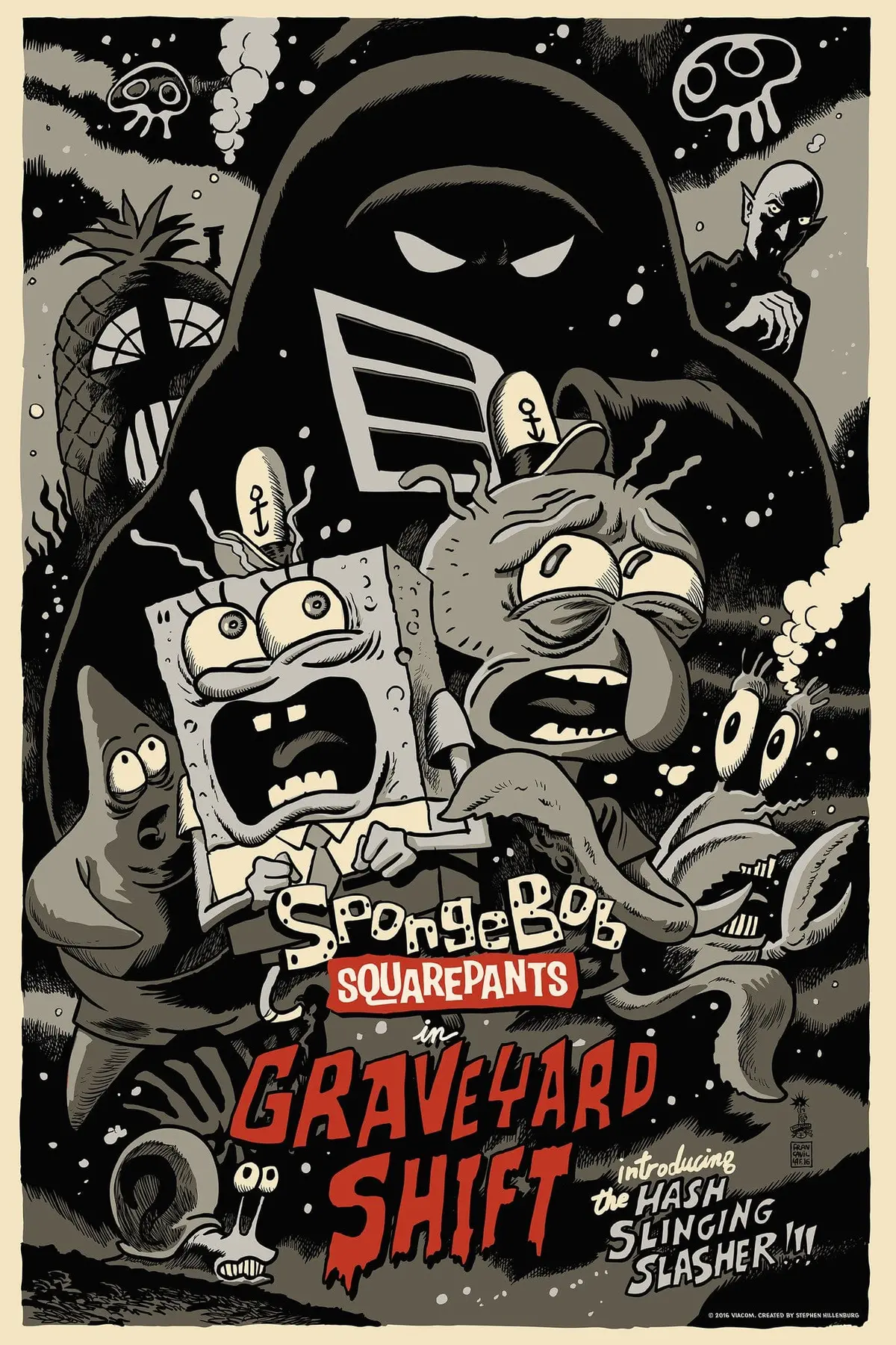 Spongebob Squarepants In "Graveyard Shift" (Variant) 1
