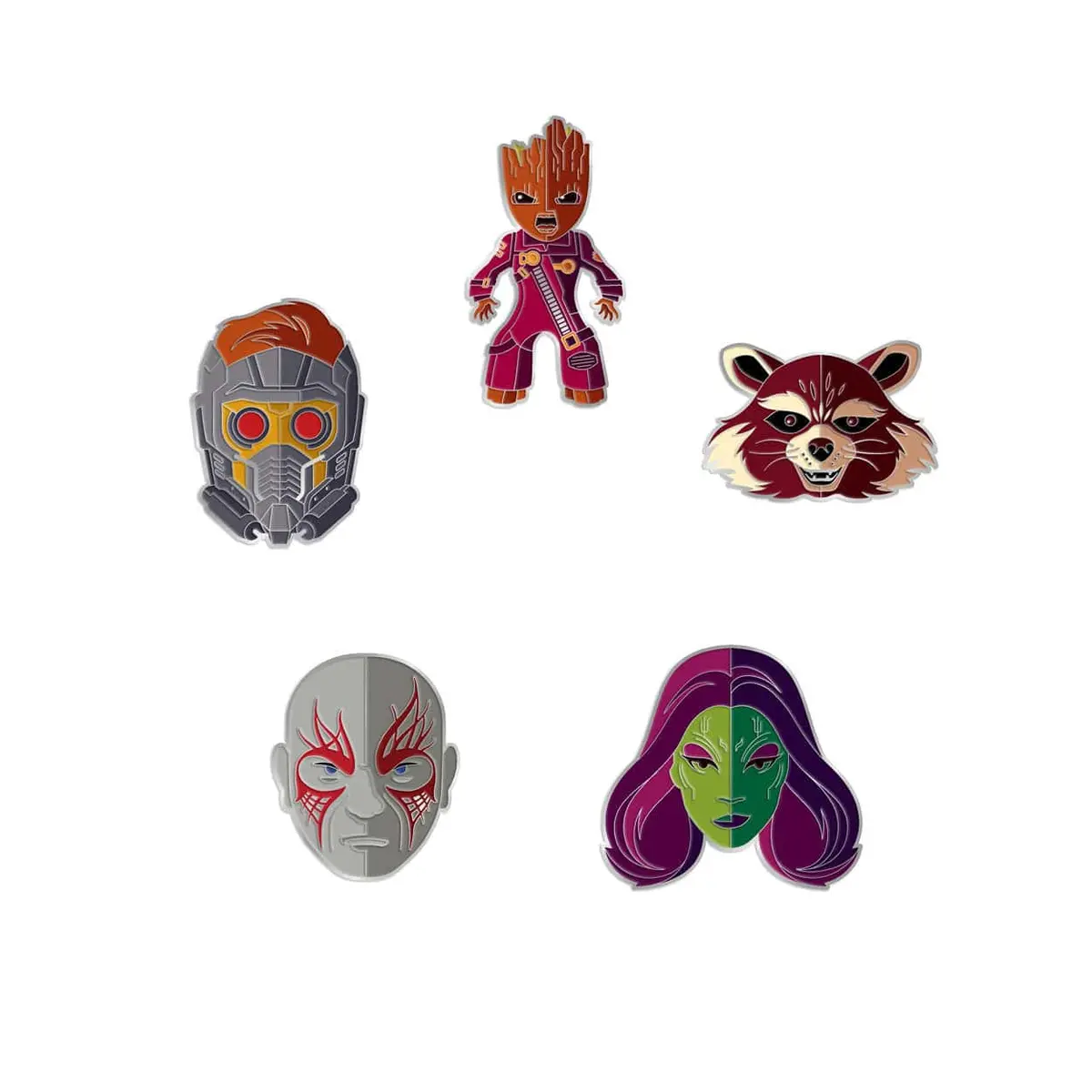 Guardians Of The Galaxy 6-Pin Team (Set 1) 1