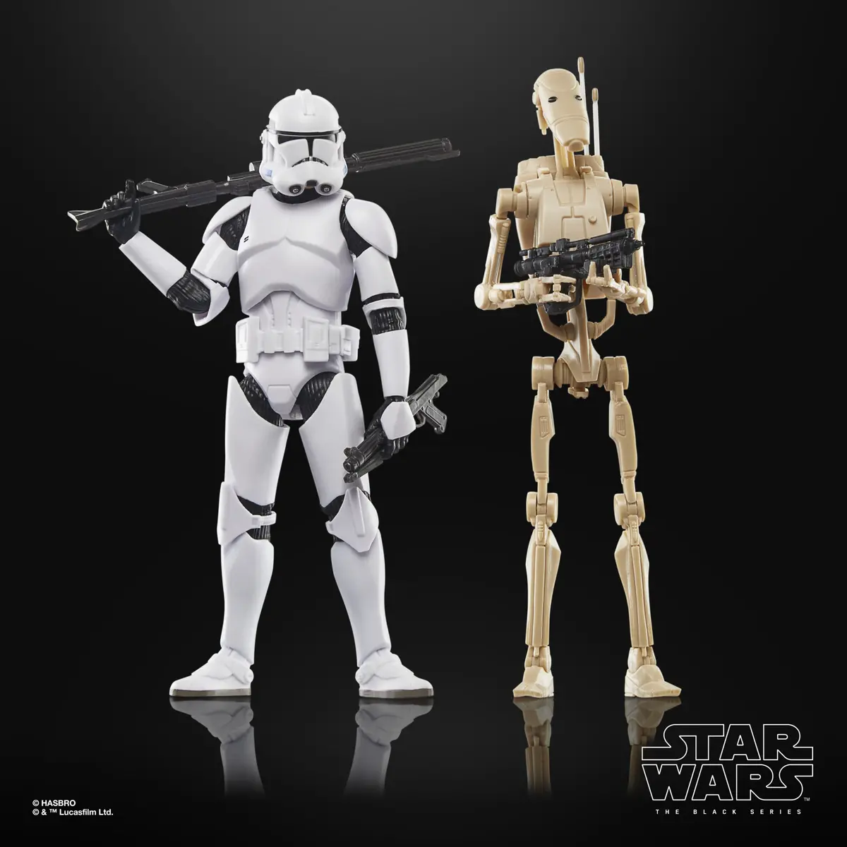 Star Wars The Black Series Clone Trooper & Battle Droid 1