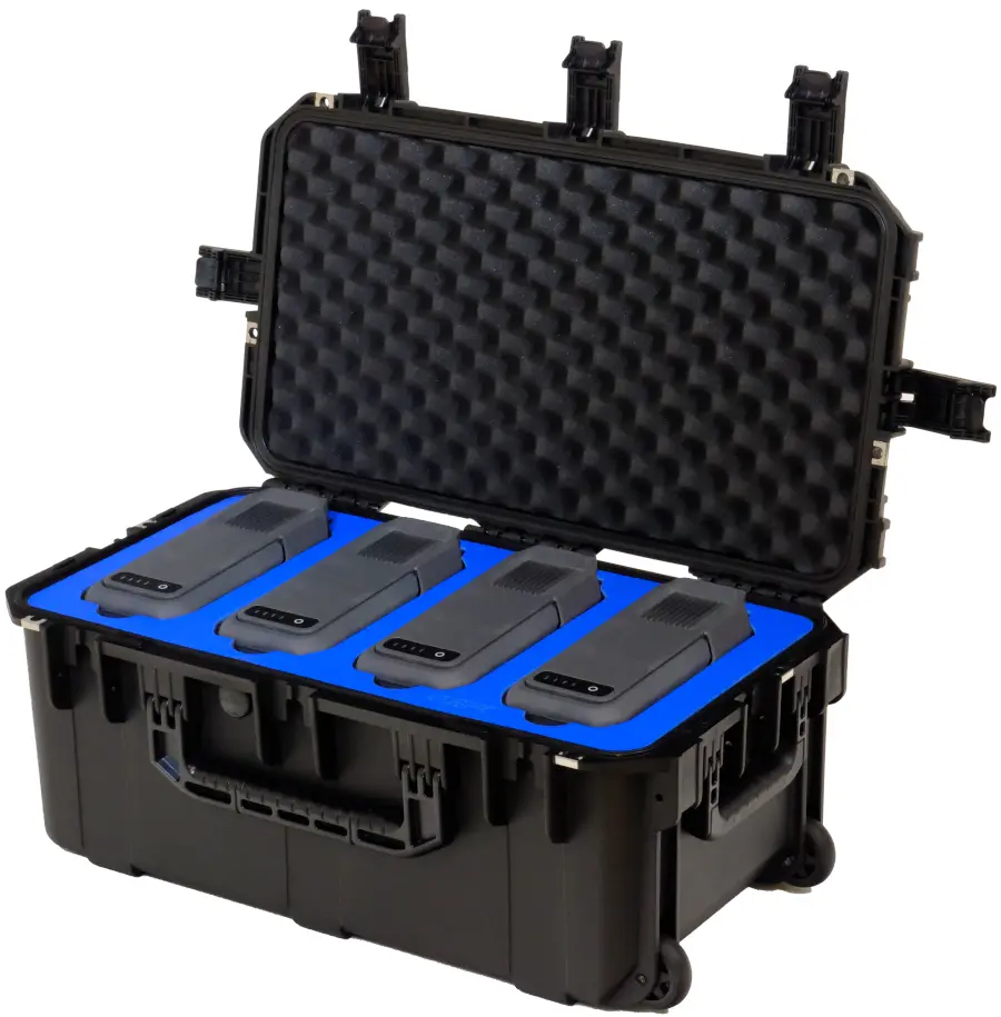 Gpc Dji Matrice 400 Four (4) Battery Wheeled Case For Tb100 Batteries 1