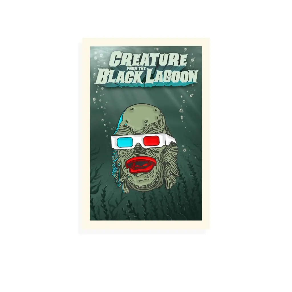 Creature In The Theater Enamel Pin 1