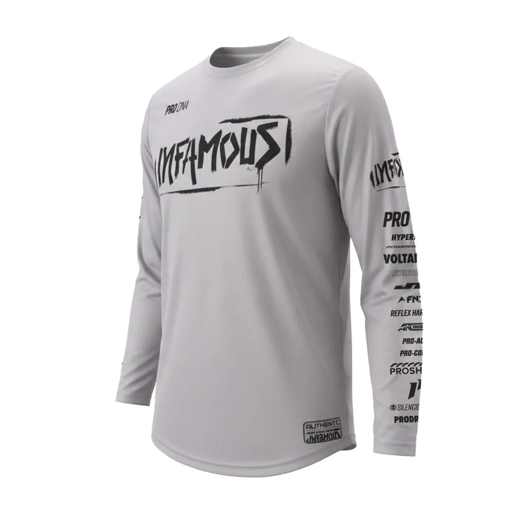 Performance Long Sleeve - Infamous Team Wear (Grey) 1