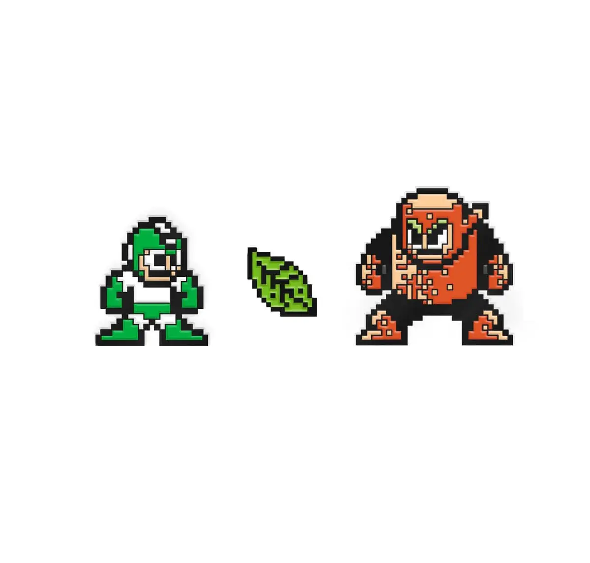 Mega Man Leaf Shield 3-Pin Set 1