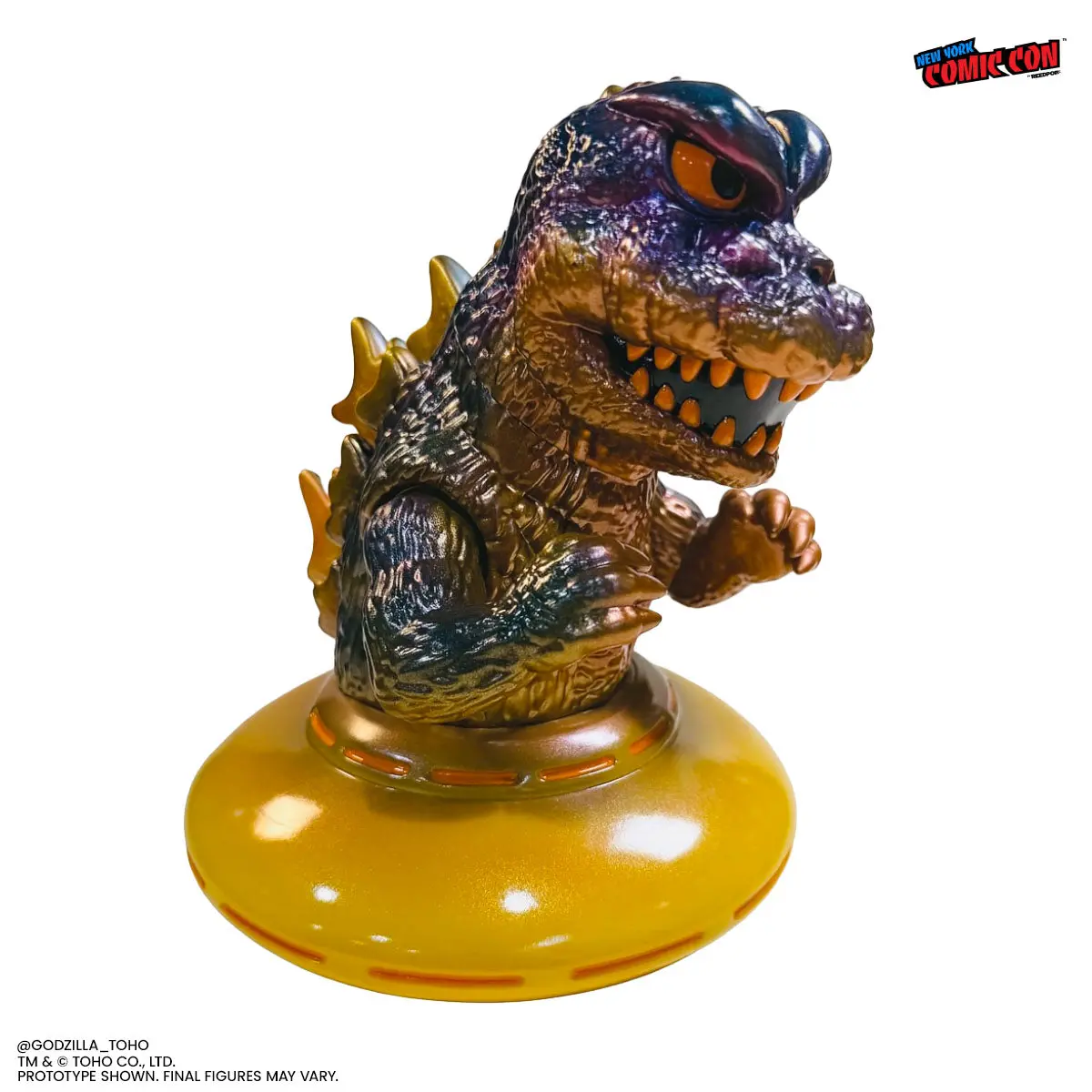Godzilla Ufo - Vinyl Designer Figure By Octeel - Attack Peter Variant 1
