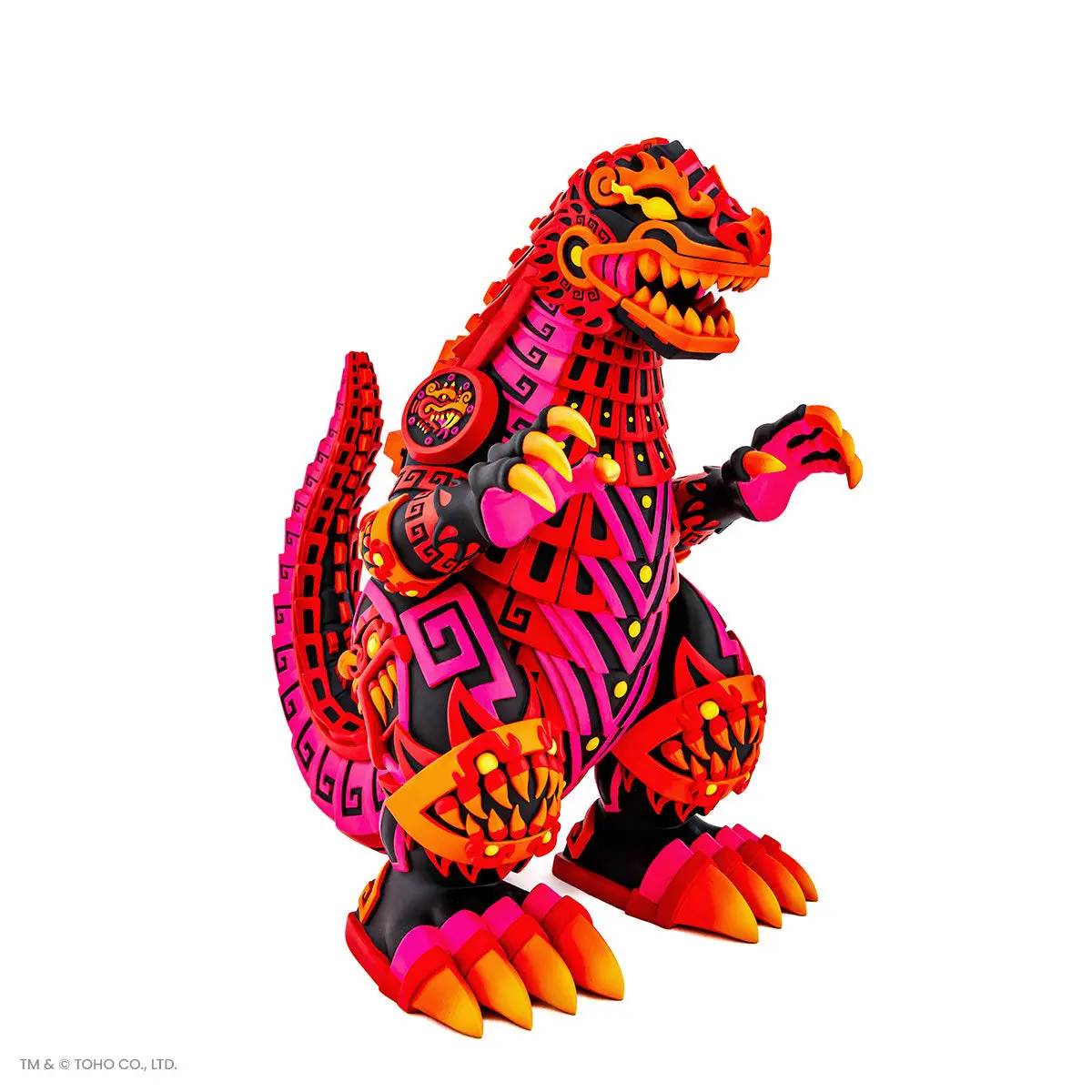 Godzilla - Vinyl Designer Figure By Urban Aztec - Burning Variant Timed Edition 1